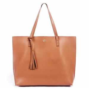 Structured Tassel Detail Shoulder Bag